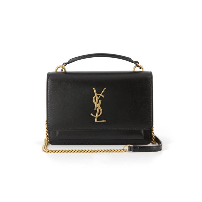 Indulge in Luxury with Saint Laurent Sunset Chain Wallet